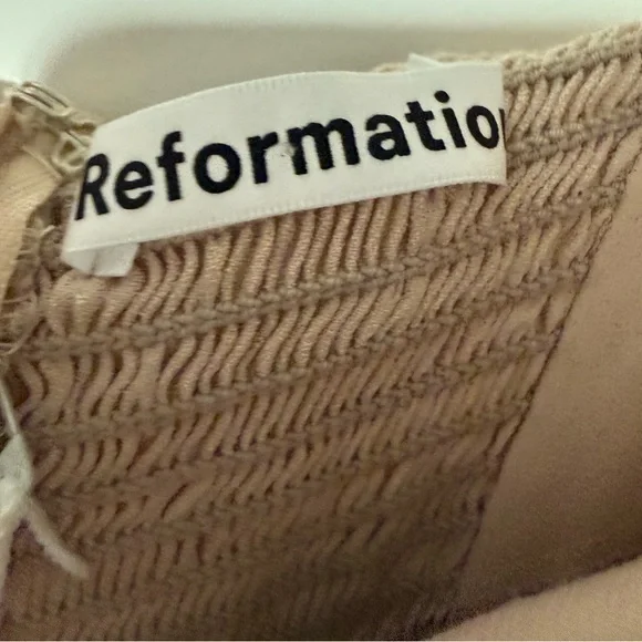 Reformation Beige Evening Gown - Picture 6 of 8